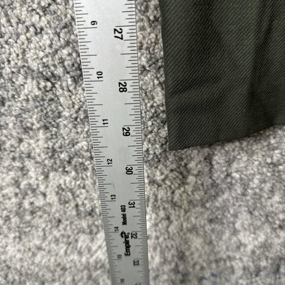 Theory Pants Womens 8 Green Wool Blend Slim Ankle Dress Trousers Work Office - Picture 4 of 7